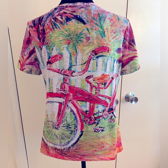 GUC Leoma Lovegrove “Pink Racers”  T-shirt - Picture 2 of 5